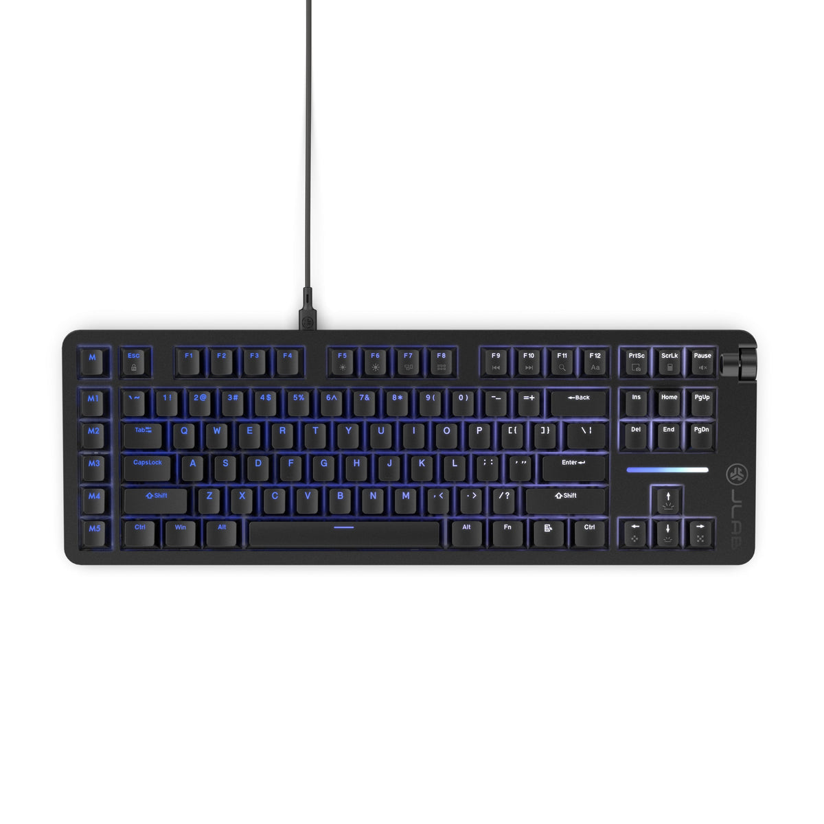 Midnight Full-Size Wired Gaming Keyboard Black