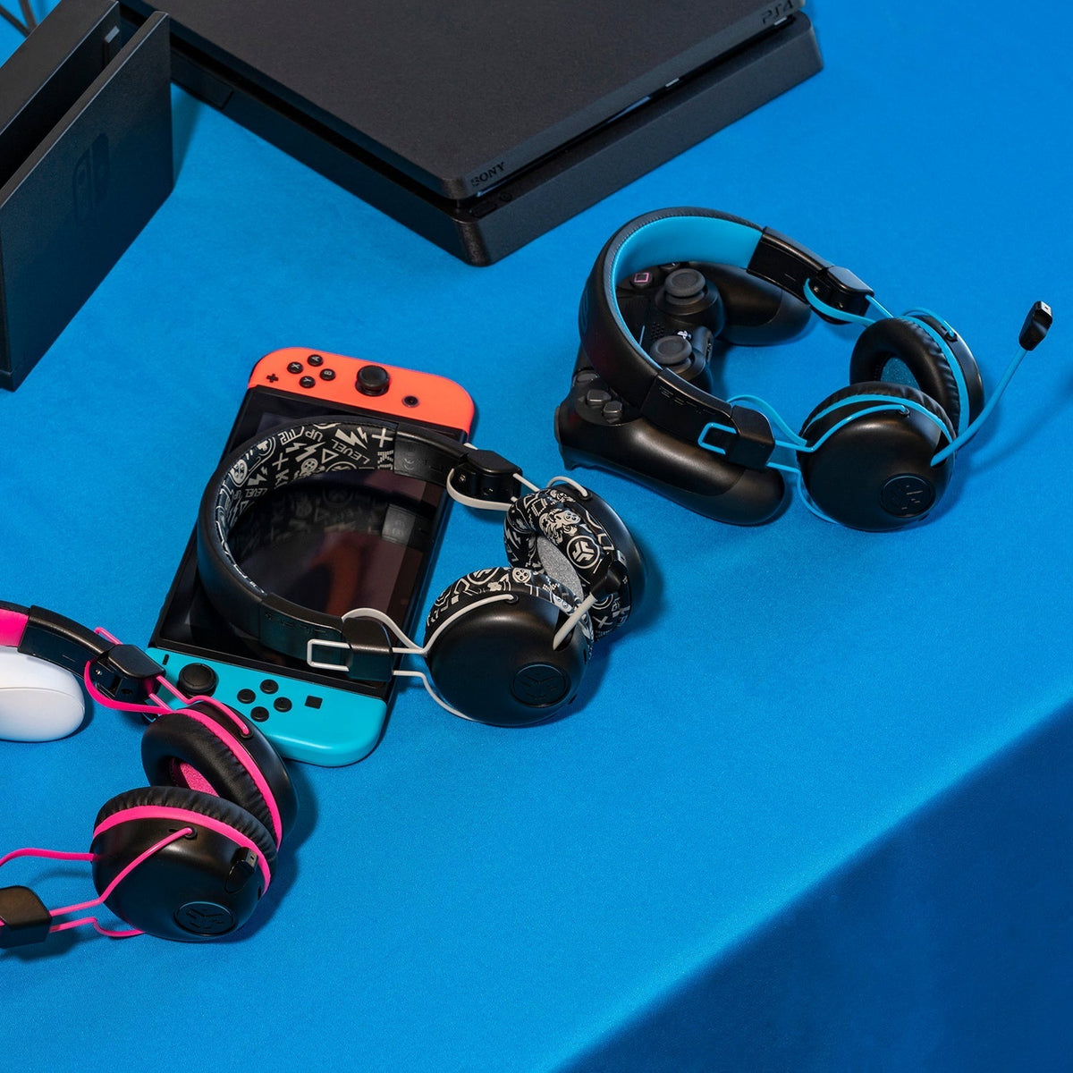 JBuddies Play Gaming Kids Headset Blue