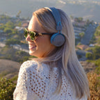 Neon Wireless On-Ear Headphones Blue