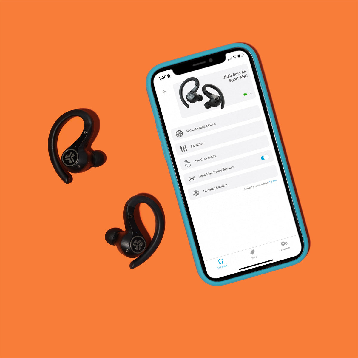 Epic Air Sport ANC True Wireless Earbuds 2nd Generation Black