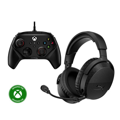 HyperX Xbox Bundle - CloudX Stinger 3 Wireless Headset, Clutch Gladiate Controller