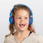 JBuddies Studio On-Ear Kids Wired Type-C Headphones Blue/Pink