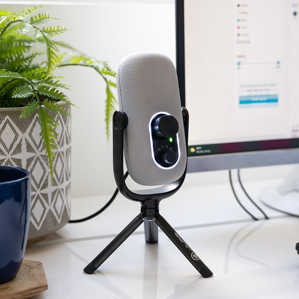JBuds Talk USB Microphone White