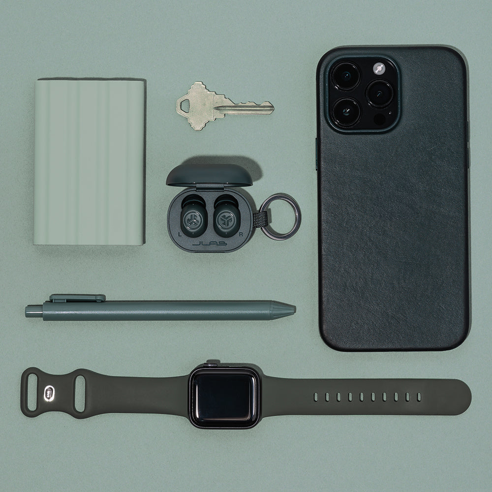 JBuds Mini True Wireless Earbuds Sage Gray