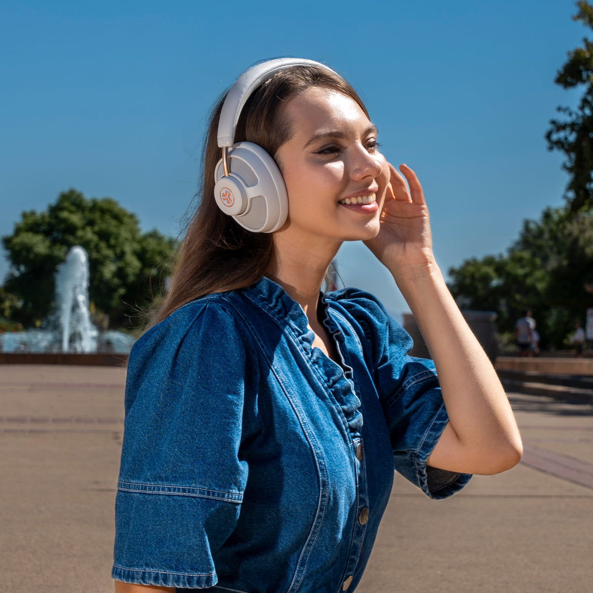 JBuds Open Headphone Open-Ear Wireless Headphones Cloud