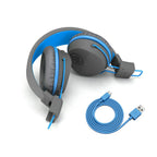 Neon Wireless On-Ear Headphones Blue