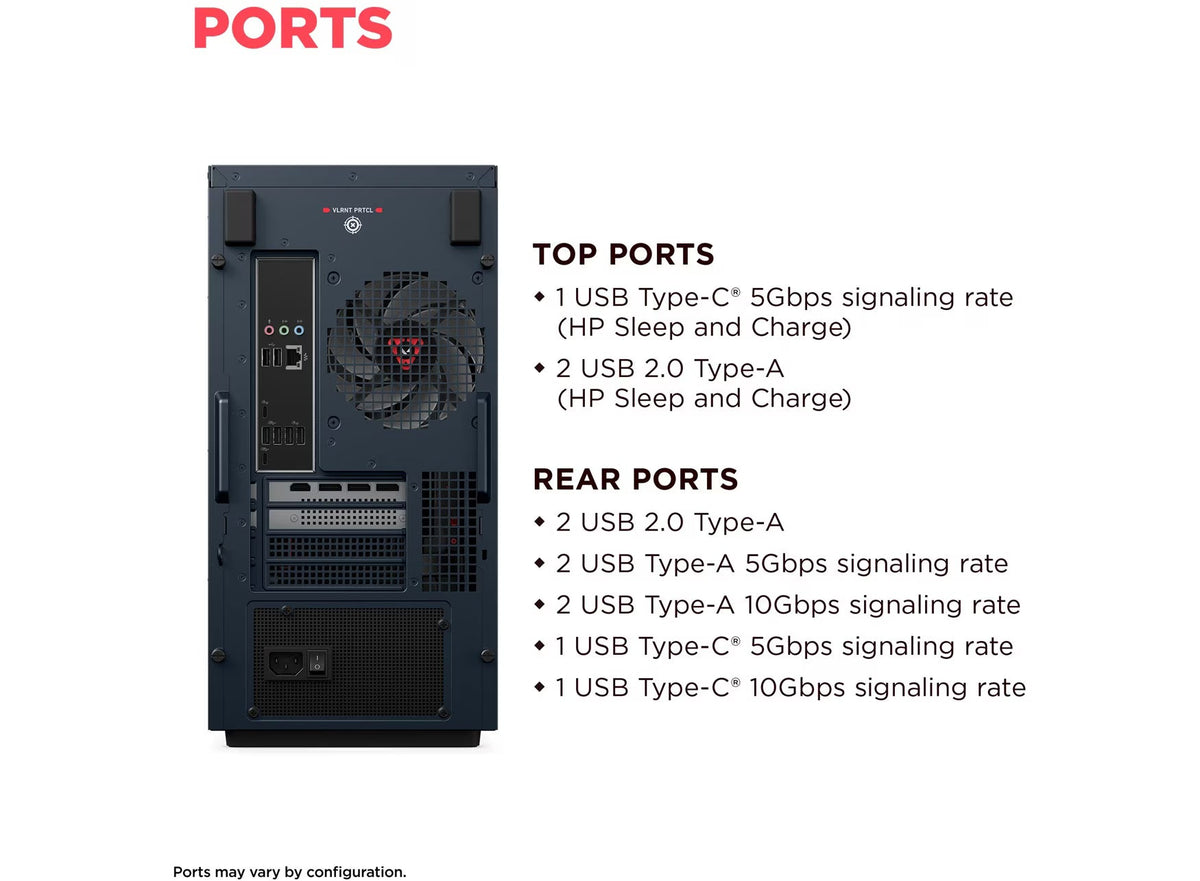 OMEN 35L Gaming Desktop GT16-0080t PC, Windows 11 Home, Intel® Core™ i7, 32GB RAM, 1TB SSD, NVIDIA® GeForce RTX™ 5060, Valorant Limited Edition