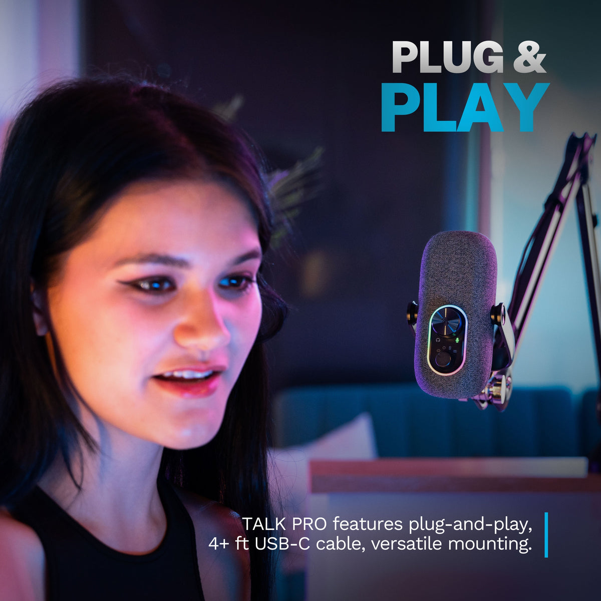 Epic Talk USB Microphone Black