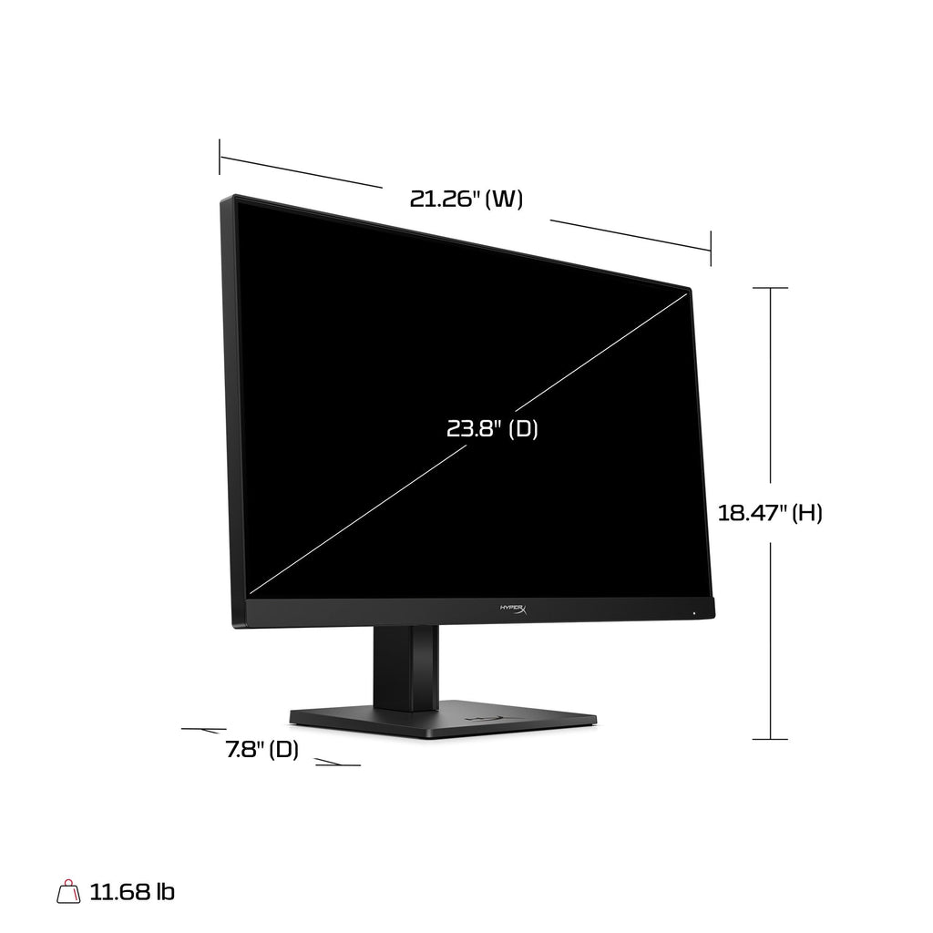 23.8-Inch FHD Gaming Monitor – 180Hz, Height-Adjustable Stand