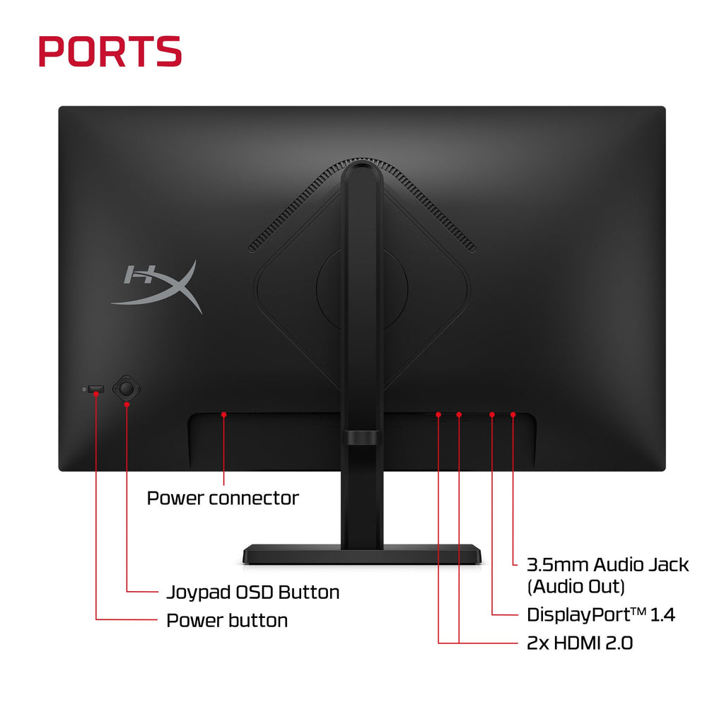 23.8-Inch FHD Gaming Monitor – 180Hz, Height-Adjustable Stand