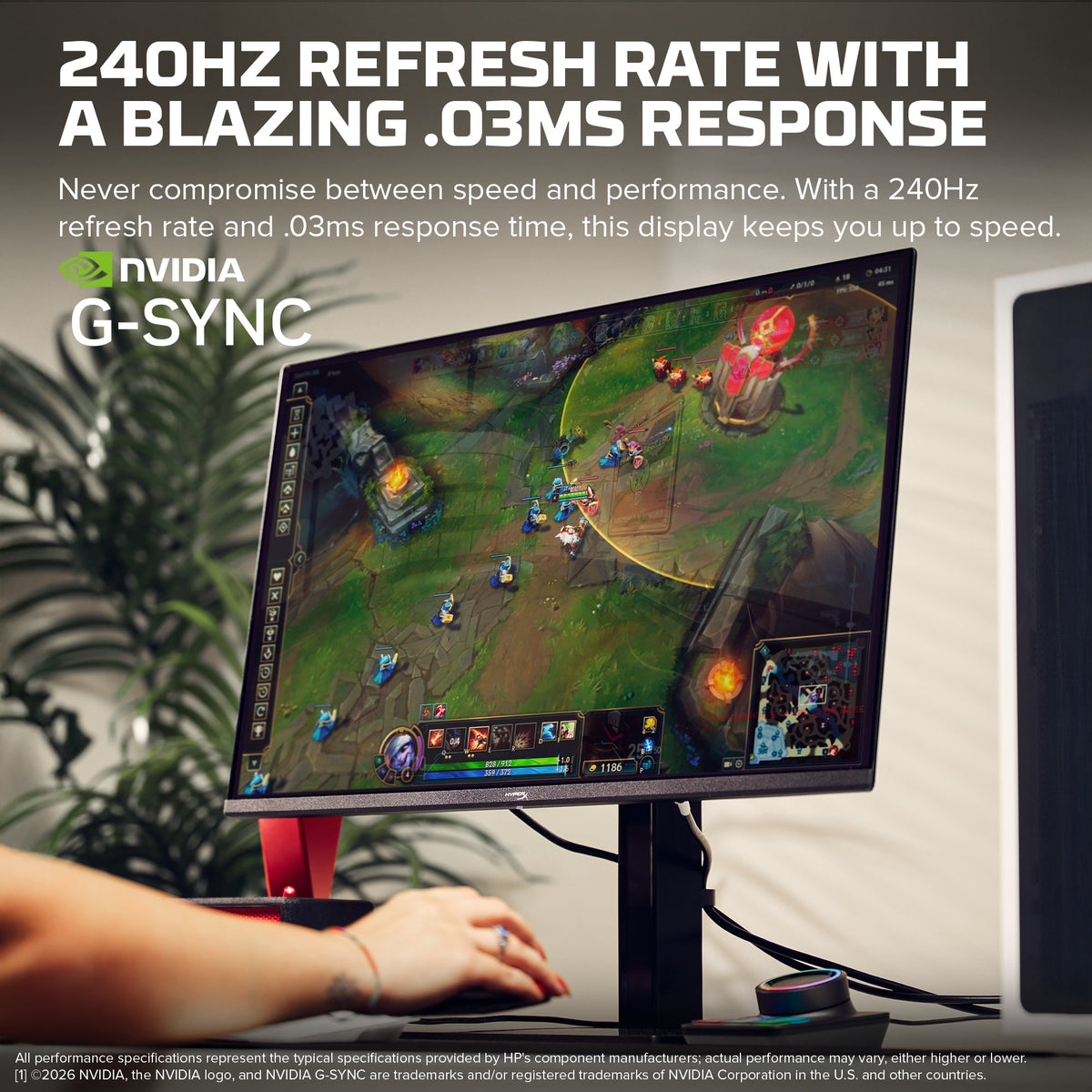 27-Inch QHD OLED Gaming Monitor with 240Hz Refresh Rate