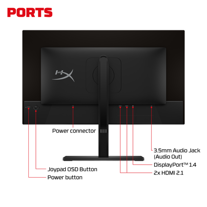 HyperX OMEN OLED 27 inch QHD 240Hz Gaming Monitor - OMEN OLED 27q