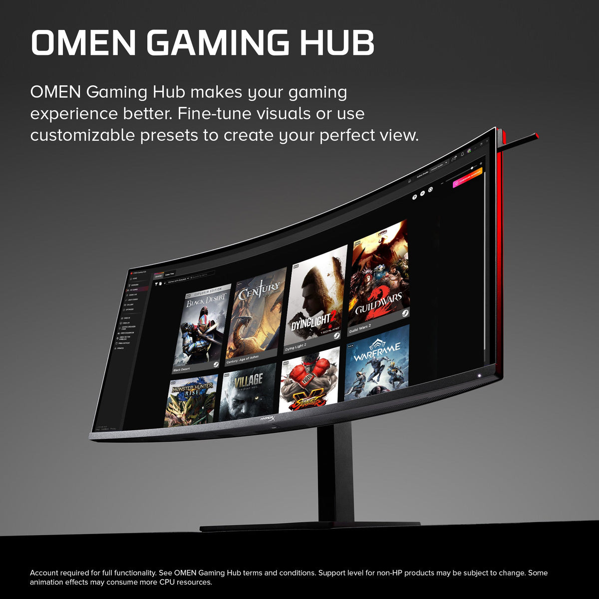 HyperX OMEN OLED 34 inch WQHD 360Hz Gaming Monitor - OMEN OLED 34