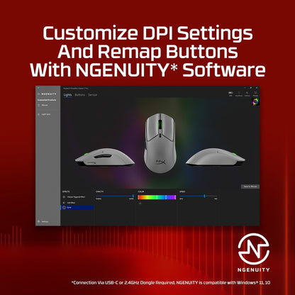 HyperX Pulsefire Haste 2 Pro – 4K Wireless Gaming Mouse