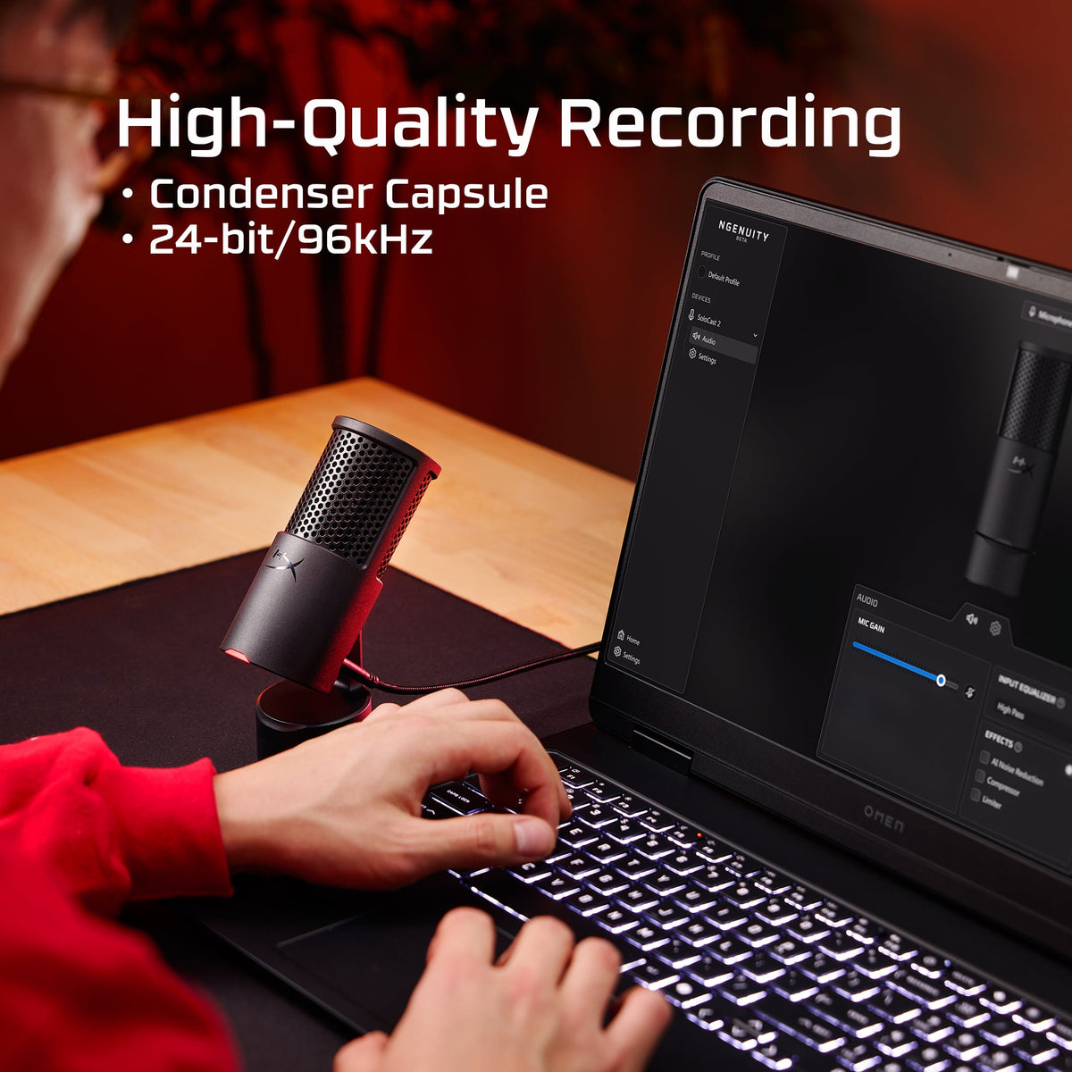 HyperX SoloCast 2 – USB Microphone