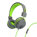 Neon Wired On-Ear Headphones Graphite/Lime