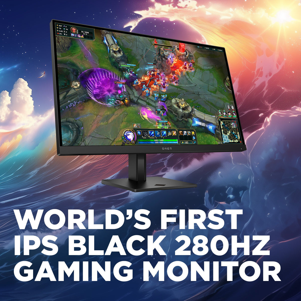 OMEN 27 inch QHD 280Hz Gaming Monitor - OMEN 27qs G2